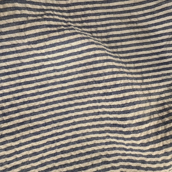 Striped Blue and White Shorts - Picture 3 of 4